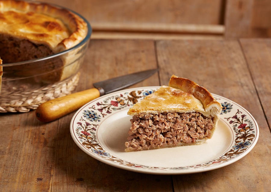 Квебекский пирог Tourtière для зимних холодов